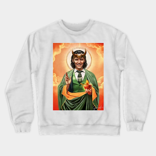 Saint Tom Hiddleston Crewneck Sweatshirt by Gedogfx